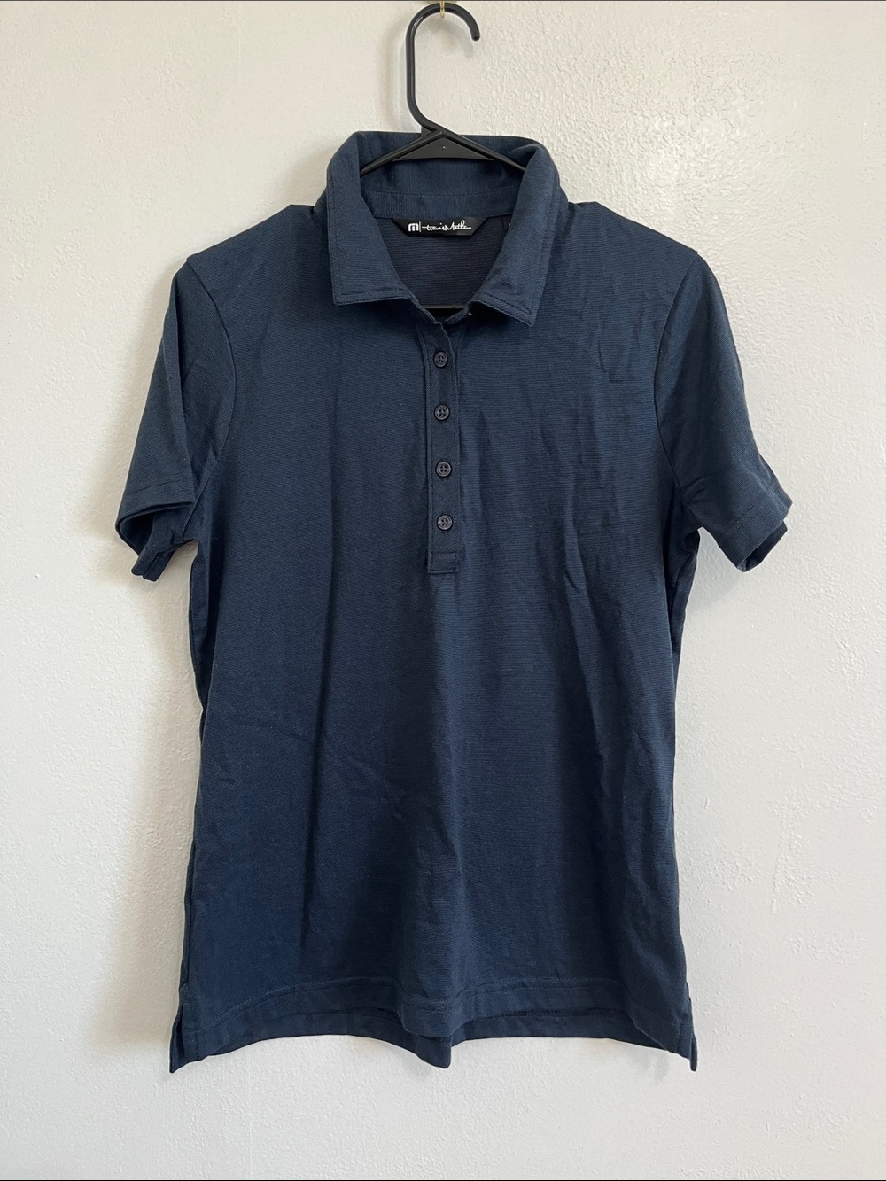 Travis Mathew Navy Polo Shirt Large
